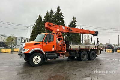 R.O. TC120 10 ton Straight Boom on 2006 International ELC-84-4000 6x4 Camión Grúa