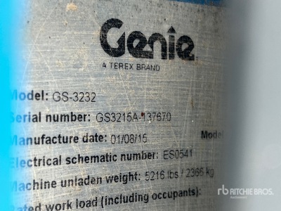 2015 Genie GS-3232 Electric Scissor Lift
