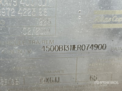 Atlas Copco XAVS400 400 cfm Mobile Compresseur à air