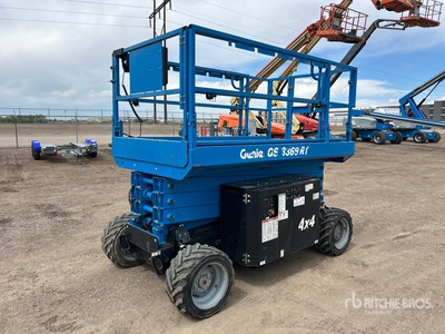 2014 Genie GS-3369RT 4x4 Diesel Scissor Lift