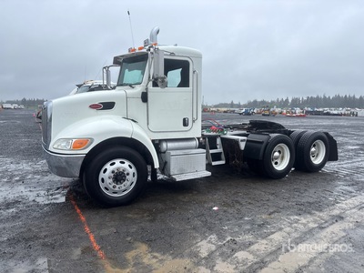 2011 Peterbilt 348 6x4 T/A Day Cab Truck Tractor