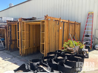 Quantity of (10) Racks of Stucco Scaffolding