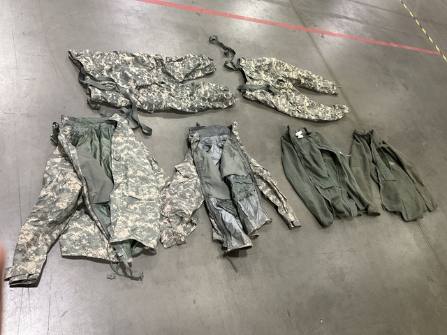 (16) Cold Weather Parkas, (4) Extreme Cold Weather Parka Liners & Assorted Items