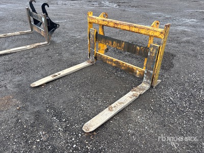 2019 H & H 48 in Q/C Wheel Loader Forks - Fits John Deere