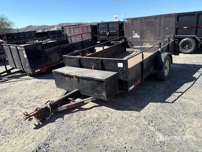 1984 Aros 10 ft S/A Utility Trailer