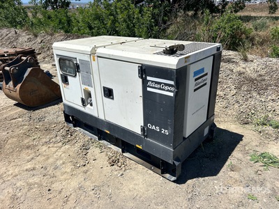 Atlas Copco 20 kW Skid-Mounted Generatore