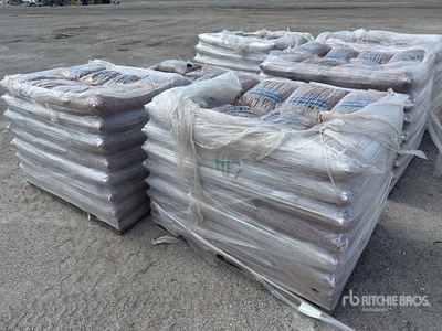 Quantity of (6) Pallets of Red 2b 3/4 in Decorative Crushed Bluestone