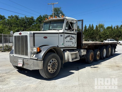 2003 Peterbilt 379 12x4 Flatbed Truck