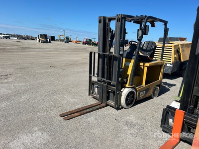 2017 Cat EC25N2 4450 lb Electric Forklift