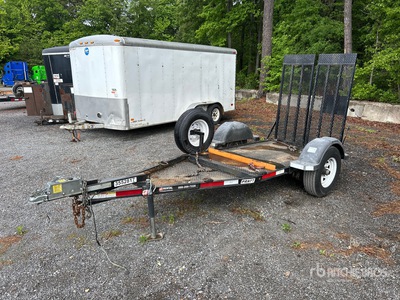 2020 Pratt CP0407 7 ft S/A Equipment Trailer