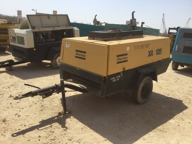 1998 Atlas Copco XA125DD Air Compressor
