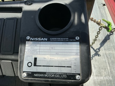 2009 Nissan MCP1F1A18LV Gabelstapler