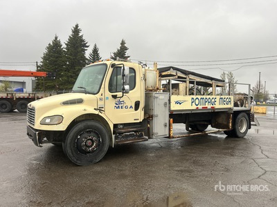 Schwing on 2006 Freightliner M2 106 4x2 Concrete Pump Truck