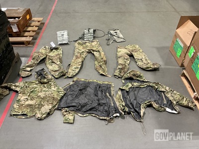 (15) Wet Weather Jackets, (26) Hydration System Carriers & Assorted Items