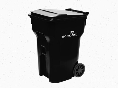 Quantity of (100) EcoCarts 96 Gal Roll-Out Carts