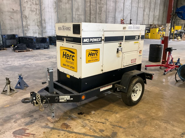 2022 (unverified) Multiquip Whisperwatt DCA-25SSIU4F 20 kW Mobile Generator Set (Inoperable)