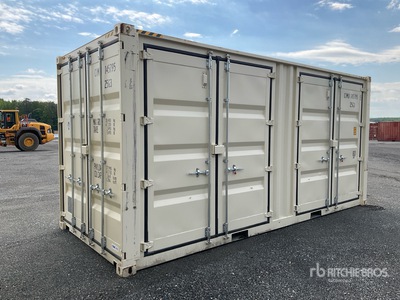 20 ft High Cube Flat Rack Multi-Door Storage Container