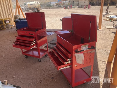 (2) Snap-On Roll Carts