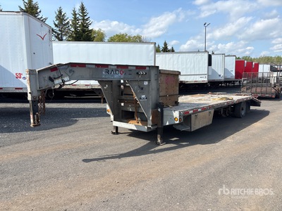 2012 N&N 25 ft T/A Gooseneck Apparatuur aanhangwagen