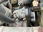 Engine with A/C Compressor