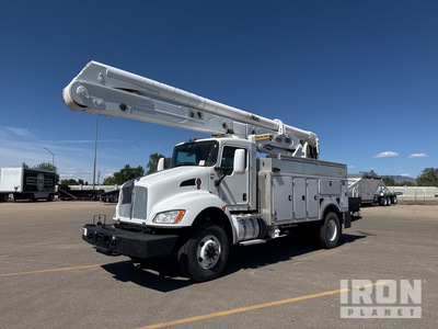 2016 Altec AA55E 56 ft on 2017 Kenworth T370 4x4 Cable Placer Camion Nacelle