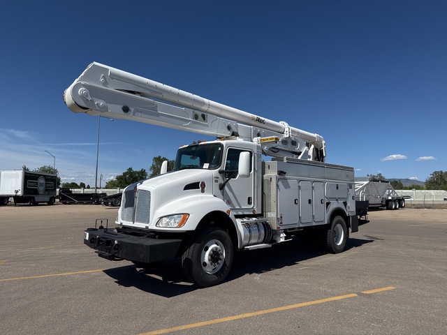2016 Altec AA55E 56 ft on 2017 Kenworth T370 4x4 Cable Placer Bucket Truck