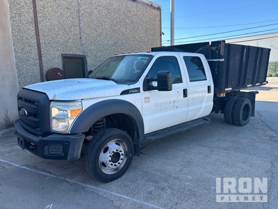 2015 Ford F-450 XL 4x2 Crew Cab Flatbed Truck