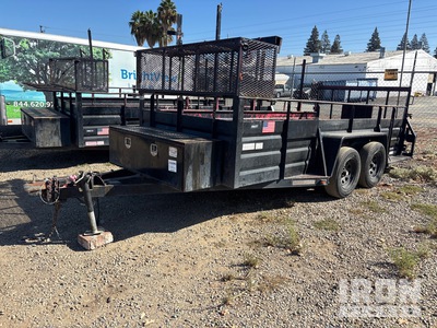 2007 Millerbilt 14 ft T/A Utility Trailer