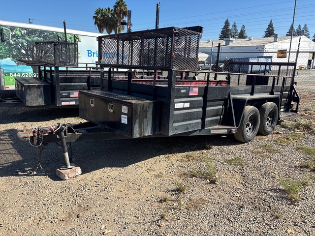 2007 Millerbilt  14 ft T/A Utility Trailer