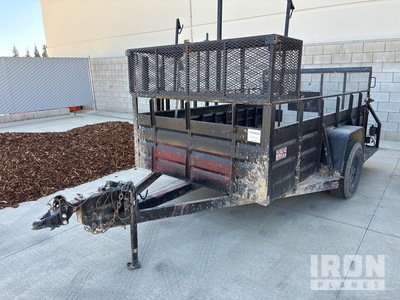 2005 Millerbilt 10 ft S/A Landscape Trailer