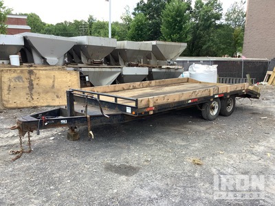 2007 Hudson HSE18 18 ft T/A Equipment Trailer