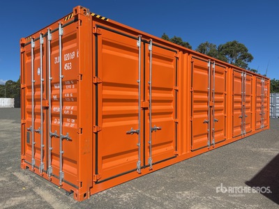 2025 40 ft High Cube Multi-Door Storage Container