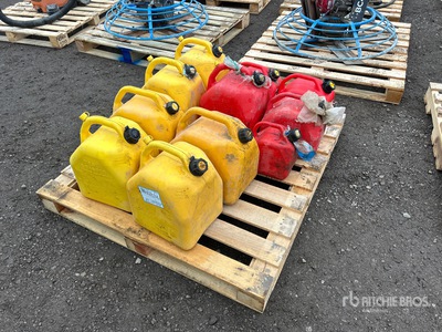 Quantity of Assorted Jerry Cans