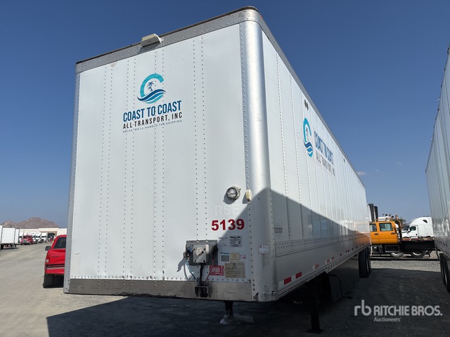 2014 Wabash DVHDHPC 53 ft x 102 in T/A Van Trailer