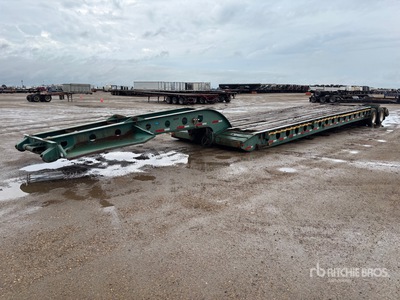 1988 Peerless 16-Wheel Double Drop Removable Gooseneck Lowboy Trailer