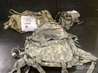 (121) Fighting Load Carriers, (12) Assault Packs & Assorted Items