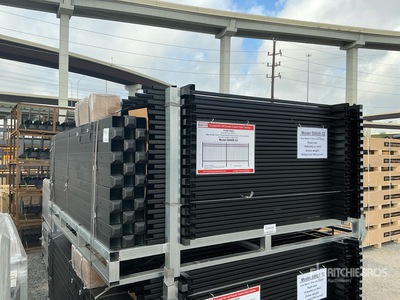 Quantity of (32) 2026 SUNTOP S0608-32 8 ft x 6 ft Powder Coated Wrought Iron Fencing (Unused)