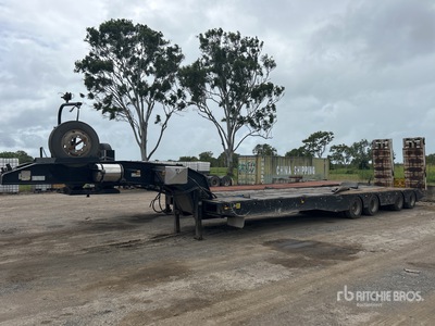 2012 J Smith & Sons 4 Rows of 4 Hydraulic Deck Widening Lowboy Trailer