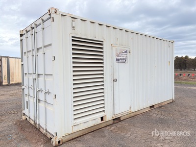 Cat 3412 512 kVA Containerized Generator Set