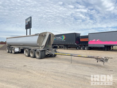 2019 Hercules Engineering 10.1 m 6/Axle Dog End Dump Trailer
