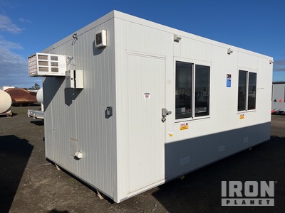 6 m x 3 m Skid-Mounted Canteen Divers - Structure portative