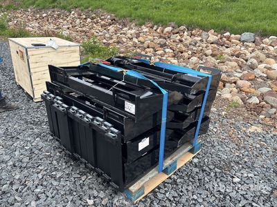Quantity of (8) 2026 Mower King SA 48 in Skid Steer Forks (Unused)
