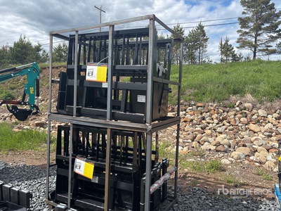 Quantity of (10) 2026 Mower King SA 48 in Qty of 10 Skid Steer Forks (Unused)