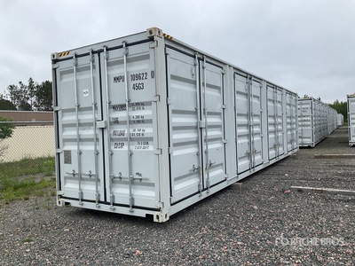 2025 40 ft High Cube Multi-Door Storage Container