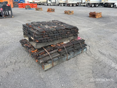 Quantity of (180) Rubber track pad inserts