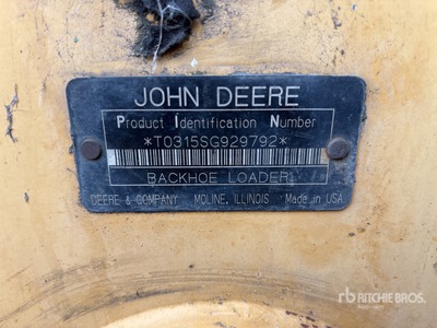 John Deere 315SG Backhoe Loader