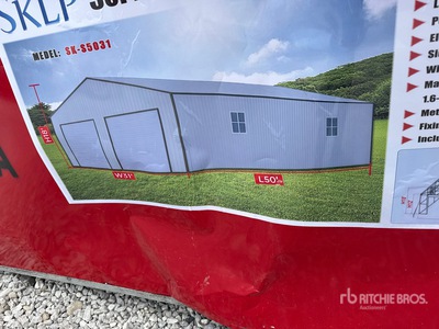 SKLP SK-S5031 50FTx 31FTxe 18FT Largert Scale Storage Shed Tents and Tent Components