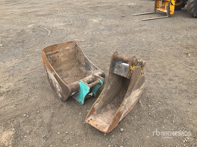 Quantity of (2) Digging 300mm & 570mm Benna per escavatore - Fits 13 ton