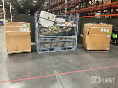 (2) Storage Cases, (1) Lot of Assorted Hardware & Assorted Items