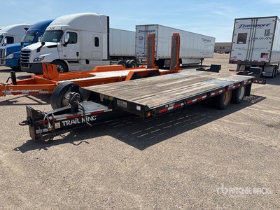 2012 Trail King TK-40-2LP 24 ft T/A Equipment Trailer